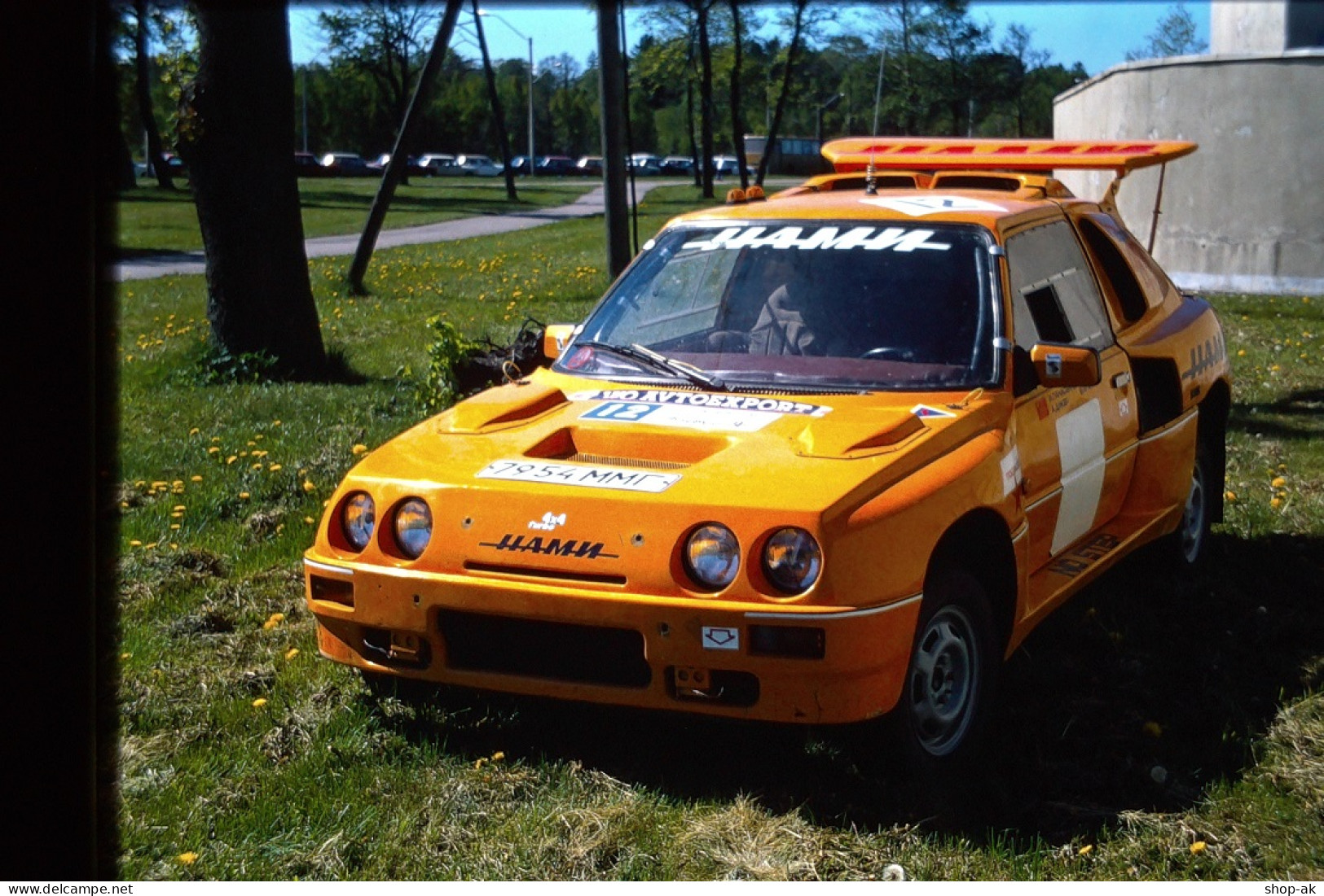 Dia0284/ 8 X DIA Foto Auto Zaprozhec Tauriya Protzotyp Gruppe B-Rallyewagen 1989 - Cars