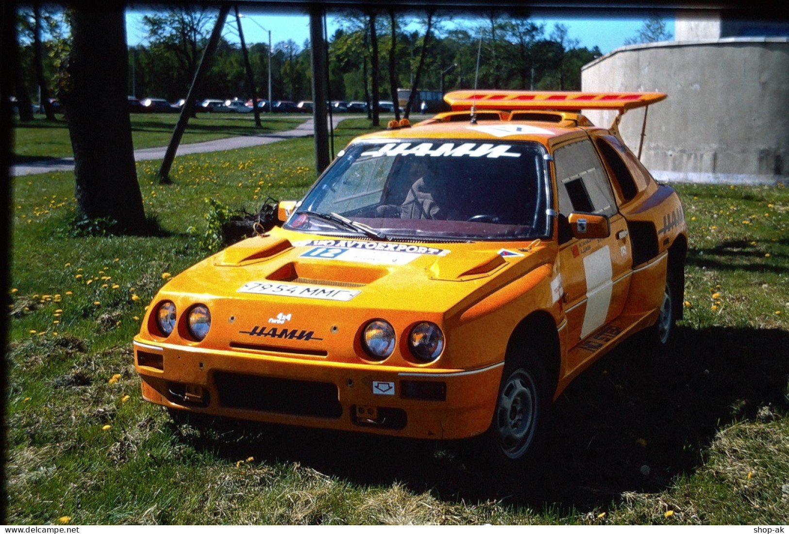 Dia0284/ 8 x DIA Foto Auto Zaprozhec Tauriya Protzotyp Gruppe B-Rallyewagen 1989