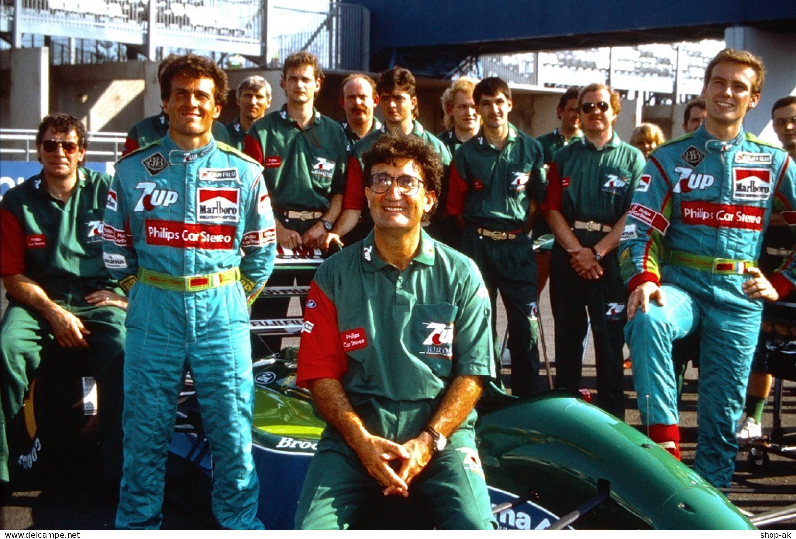 Dia0060/ DIA Foto Eddi Jordan Team, Cesaris, Gachot  Formel 1 1991 Rennsport - Automobili