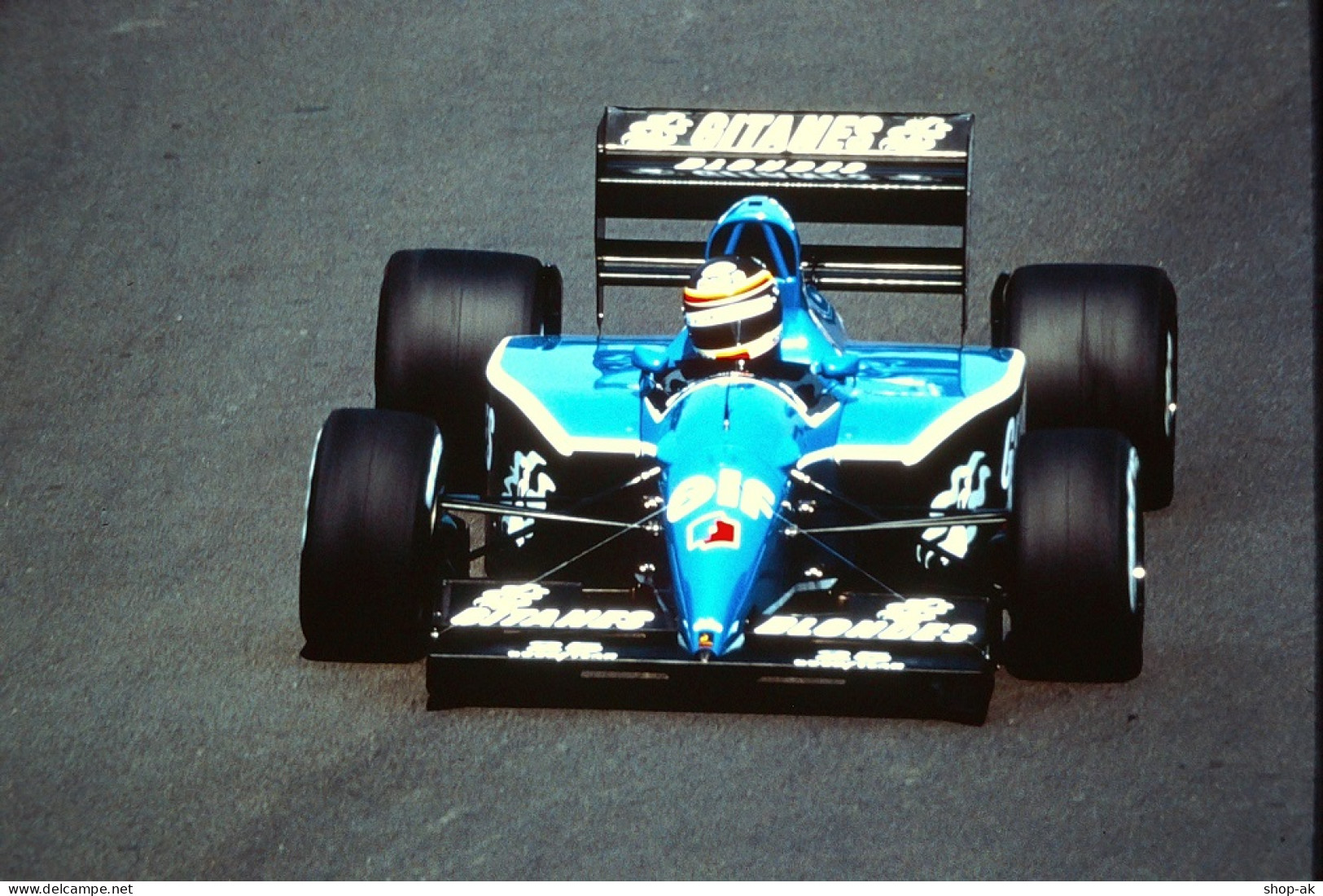 Dia0067/ DIA Foto Thierry Boutsen Auf Ligier JS 35B Lamborghini 1991 Formel 1 - Voitures