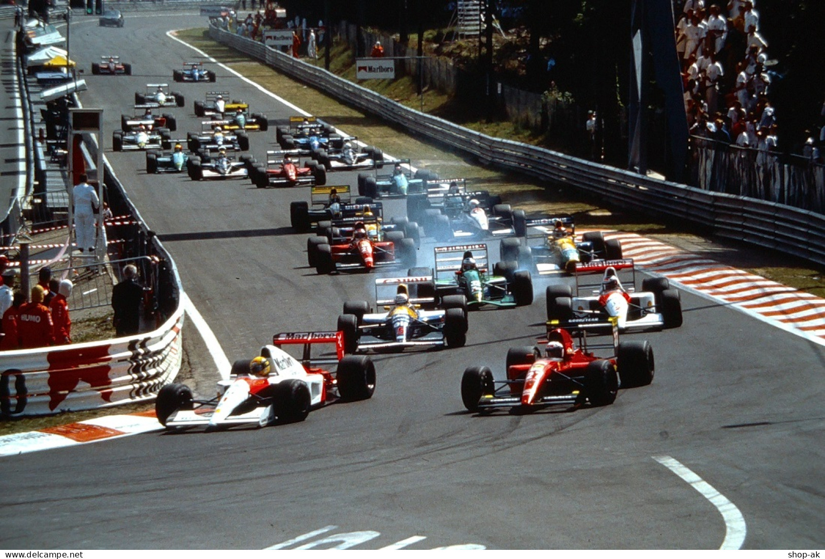 Dia0071/ DIA Foto Michael Schumacher GP Von Belgien Formel 1  1991 Rennsport - Auto's