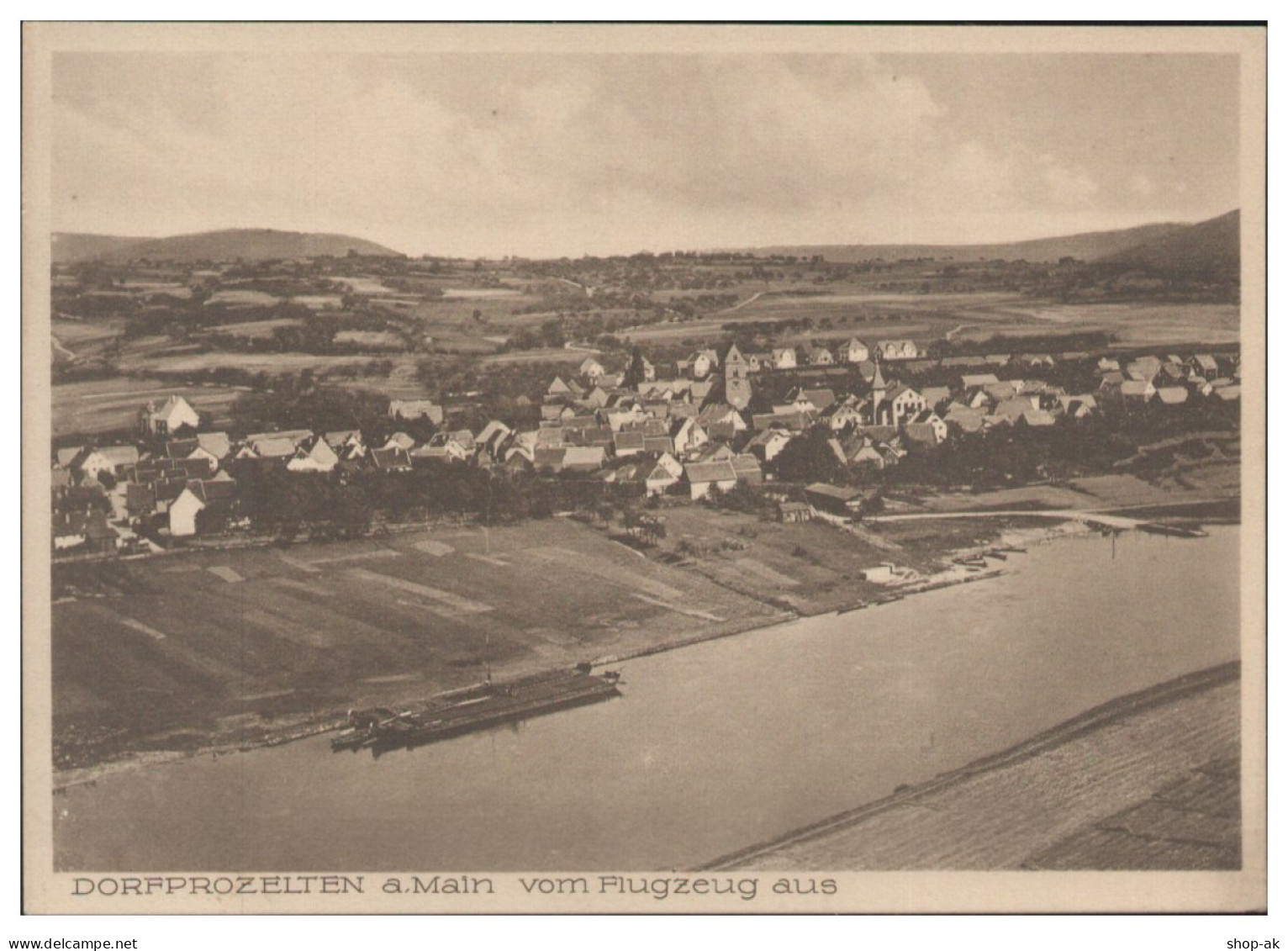 MW25224x/ Dorfprozelten  AK Seltenes Strähle Luftbild Ca.1935 - Sonstige & Ohne Zuordnung