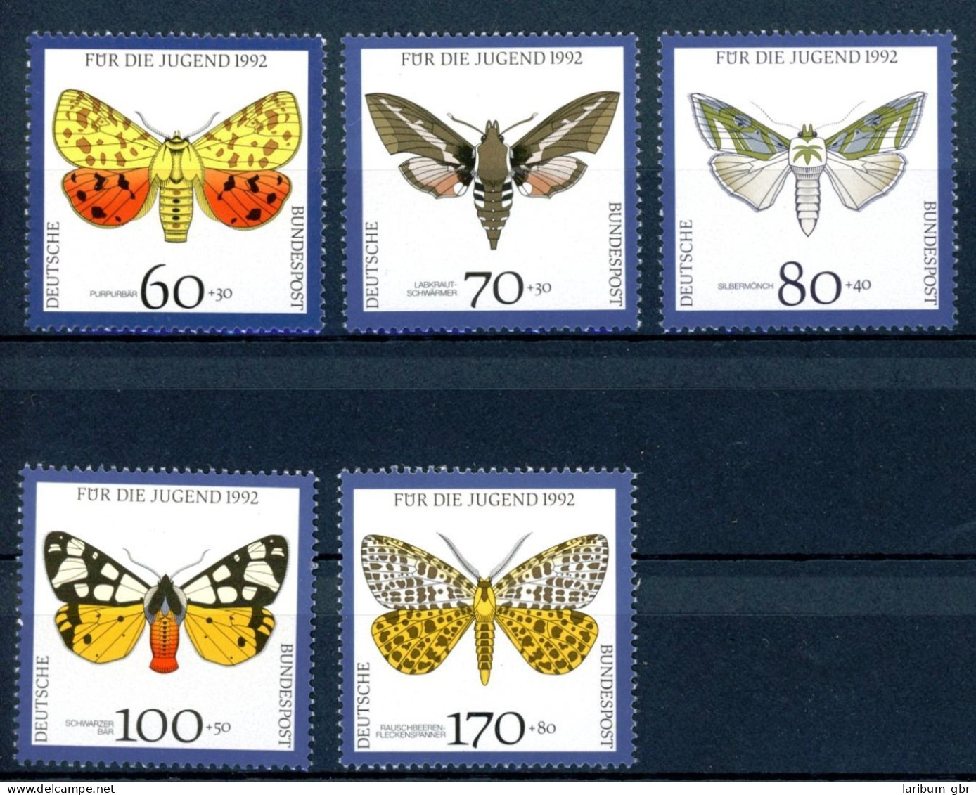 Bund 1602-1606 Postfrisch Schmetterlinge #GB734 - Sonstige & Ohne Zuordnung