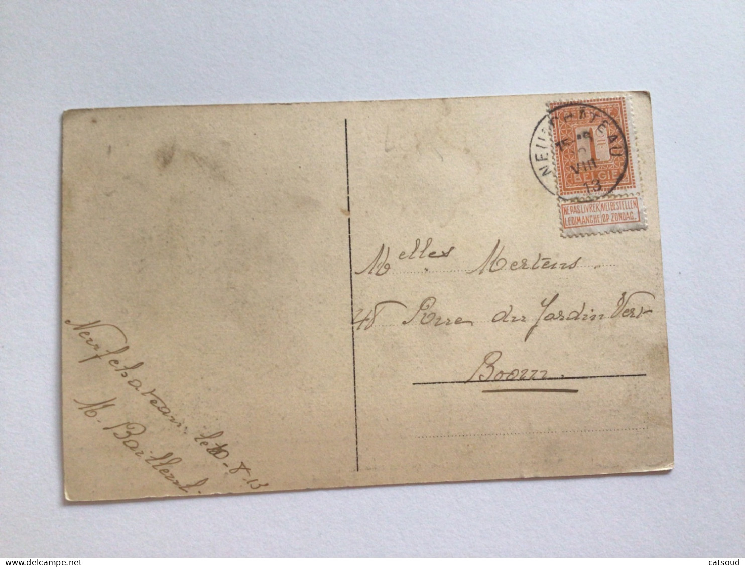 Carte Postale Ancienne (1913) Neufchâteau L’hospice Et L’ancien Palais De Justice - Neufchateau