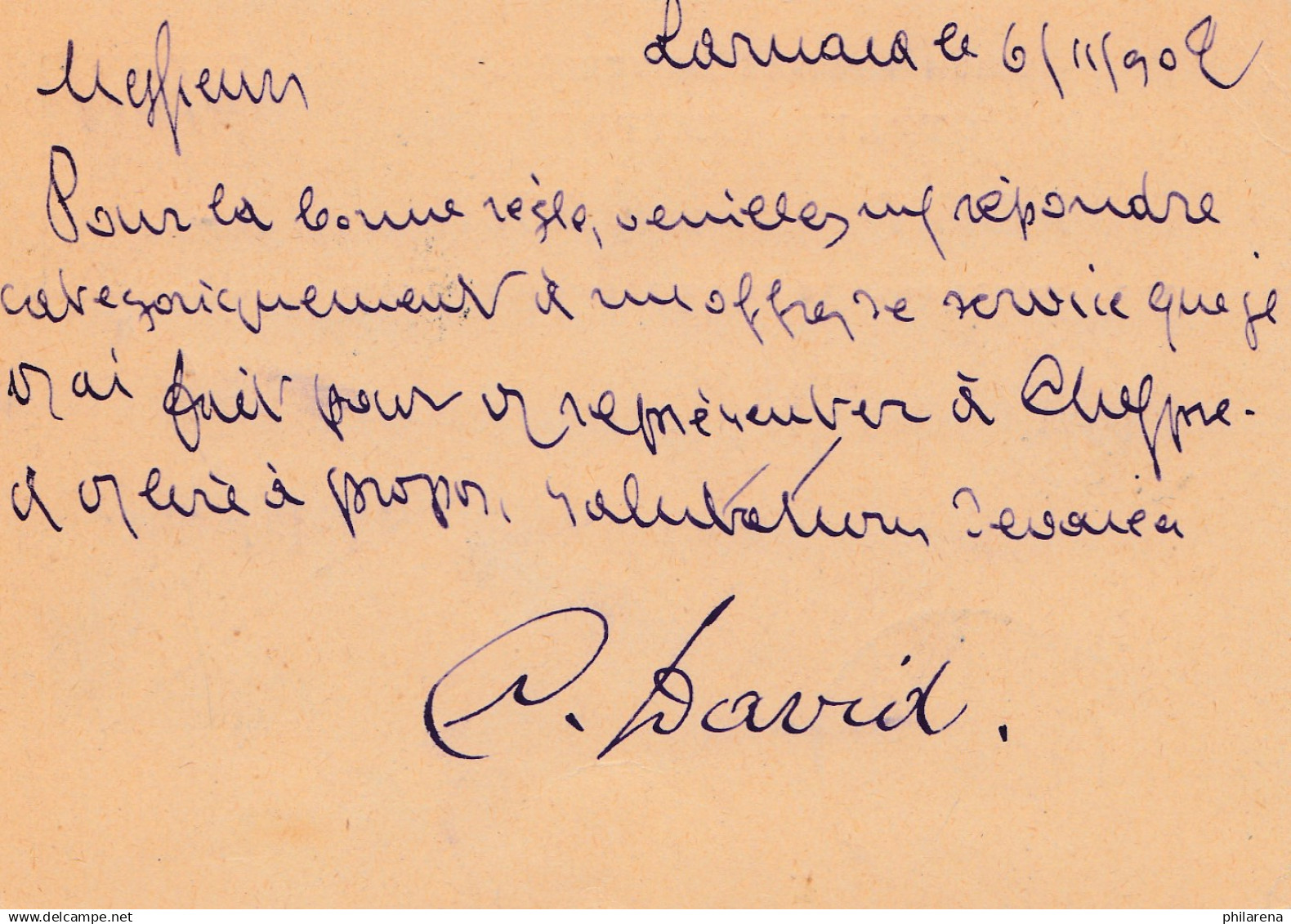 Zypern: 1909: Ganzsache Nach Leipzig - Autres & Non Classés