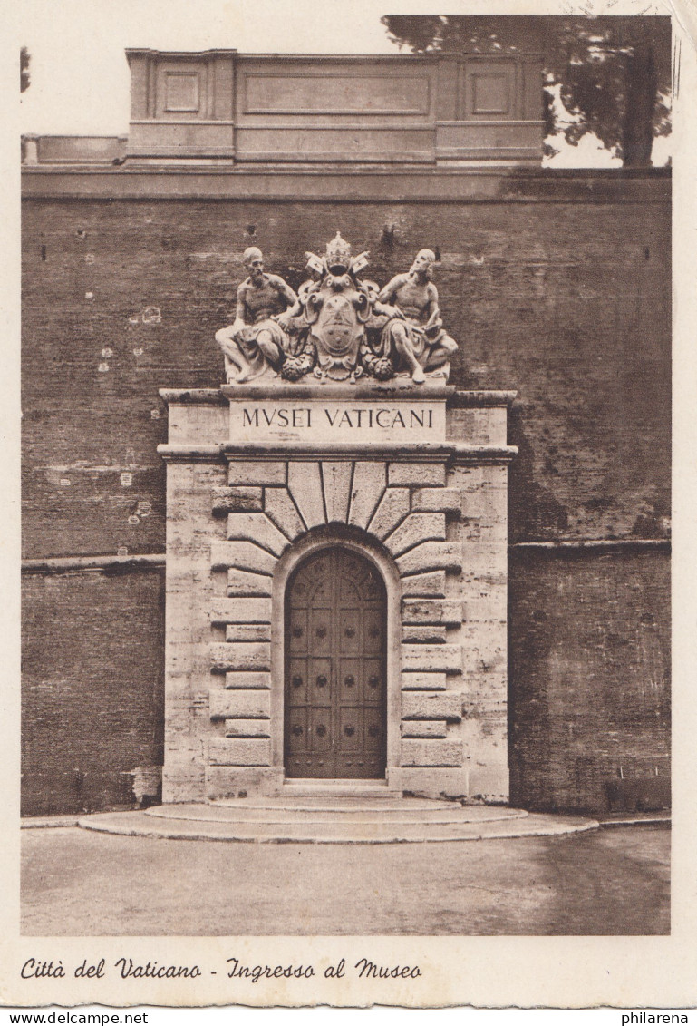 Vatikan: 1937: Ansichtskarte Nach Gräfelfing - Andere & Zonder Classificatie