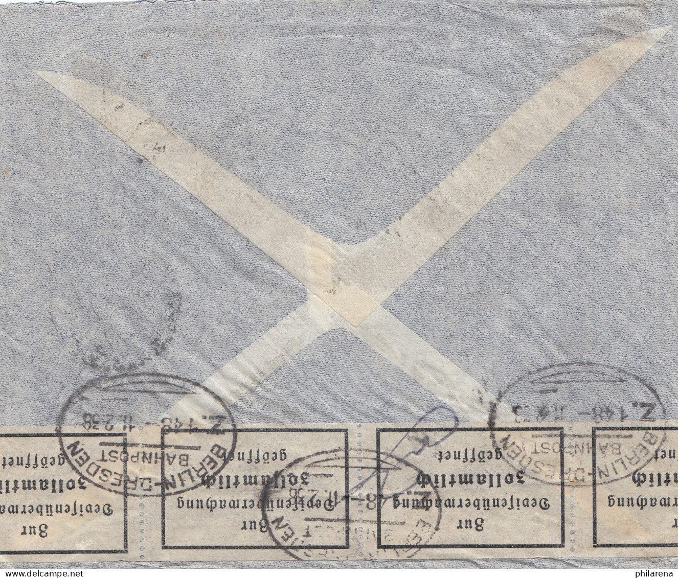 Ägypten/Egypte: 1938: Luftpost Brief Cairo Nach Finsterwalde, Gummifabrik, Zoll - Other & Unclassified