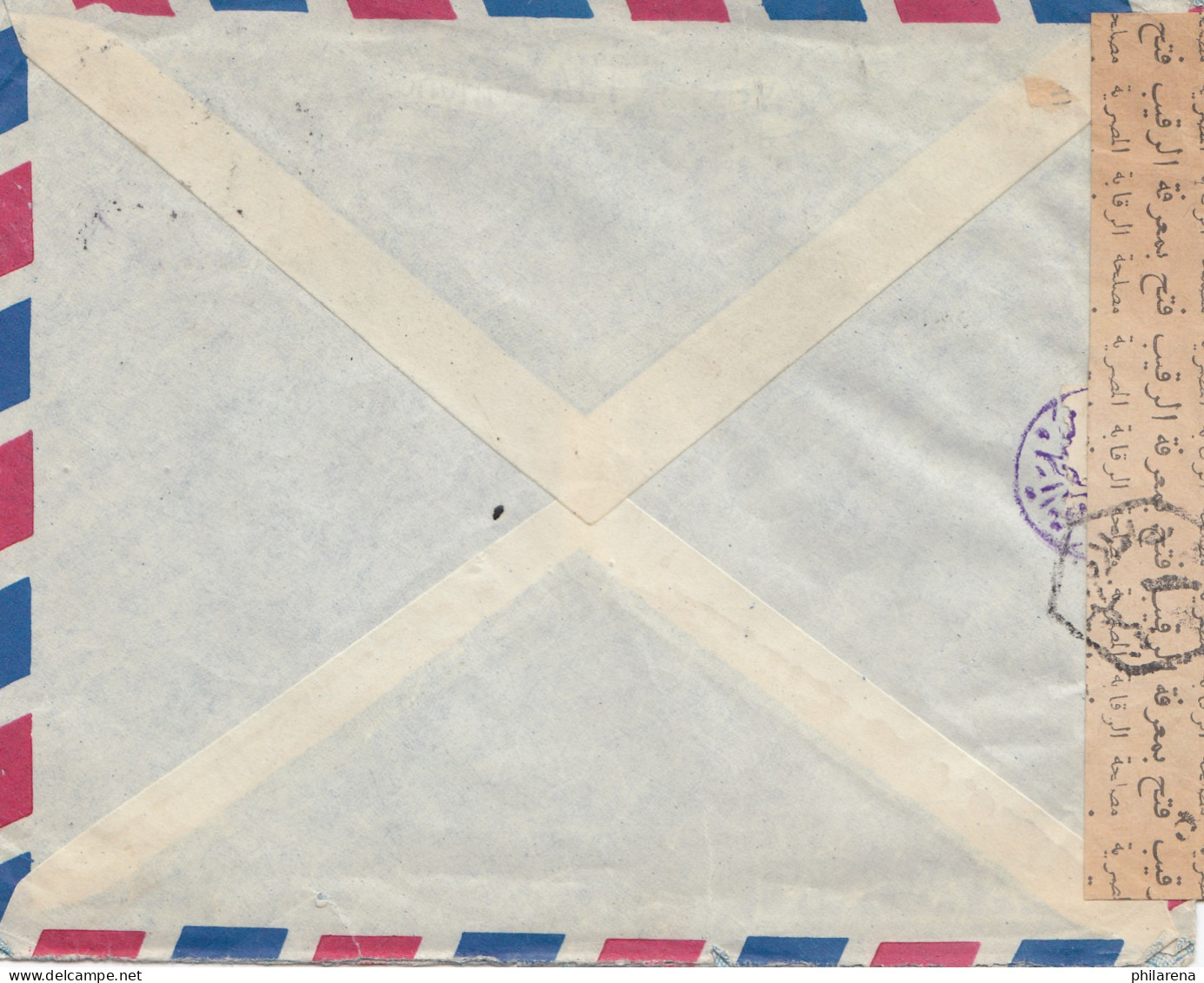 Ägypten/Egypte: 1948 Brief Nach England Als Luftpost, Zensur - Autres & Non Classés