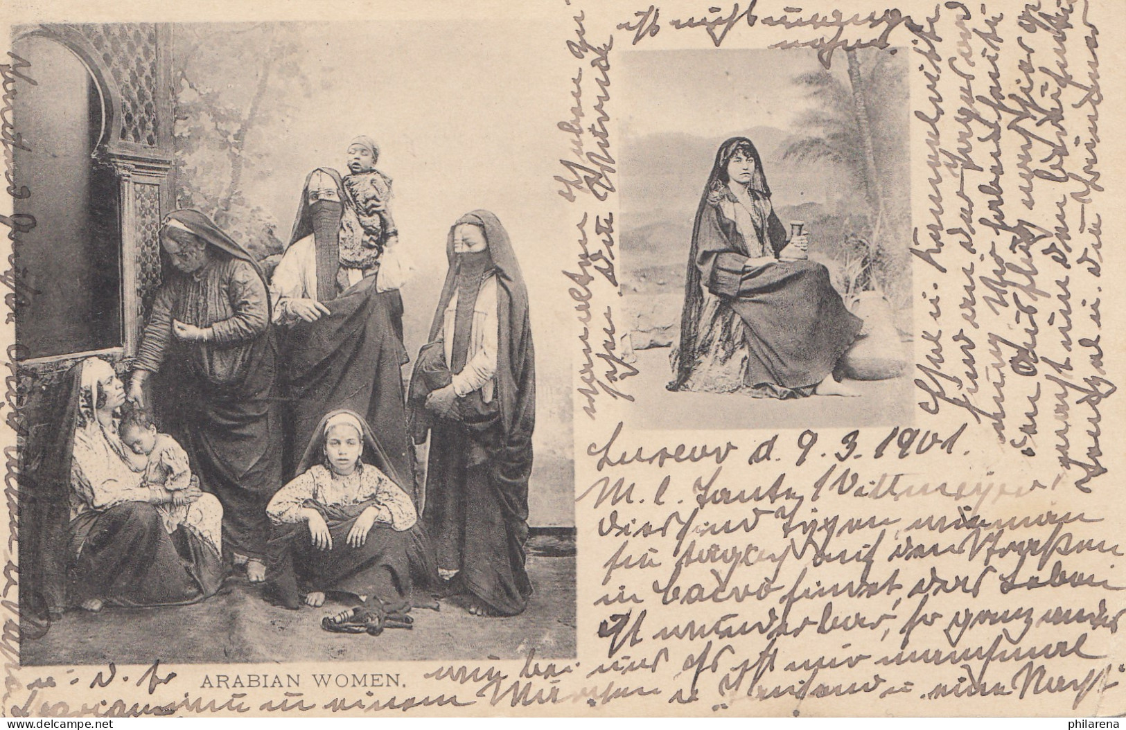 Ägypten/Egypte: 1901: Ansichtskarte Louxor Nach Ilsenburg A. Harz - Autres & Non Classés