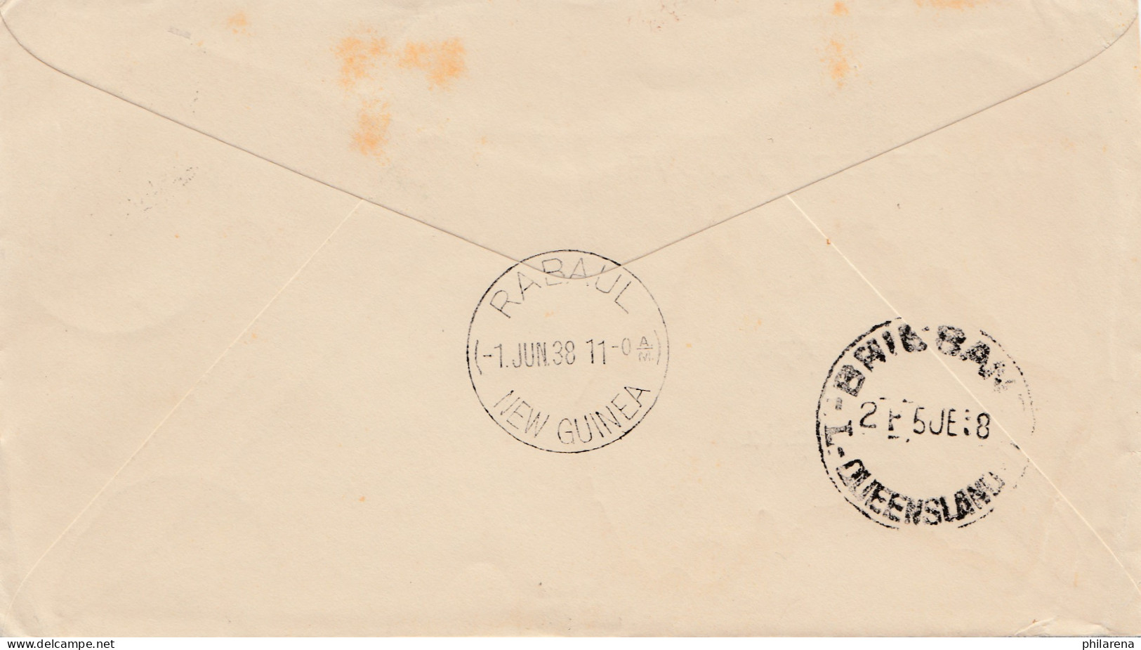 Australien: 1938: FDC Air Mail Brisbane - Sonstige & Ohne Zuordnung