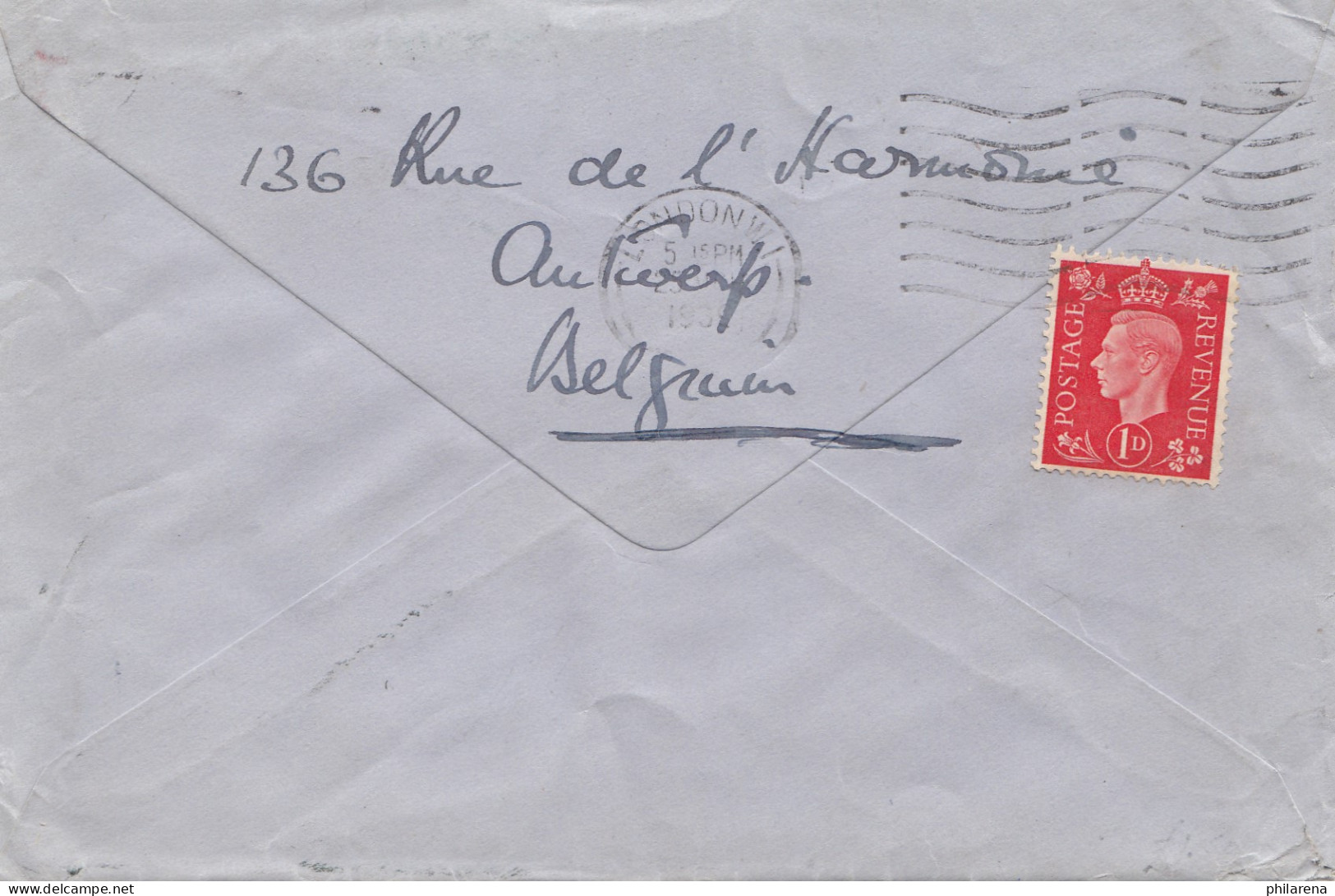 Australia: 1939: Aiur Mail Toorak To London - Other & Unclassified