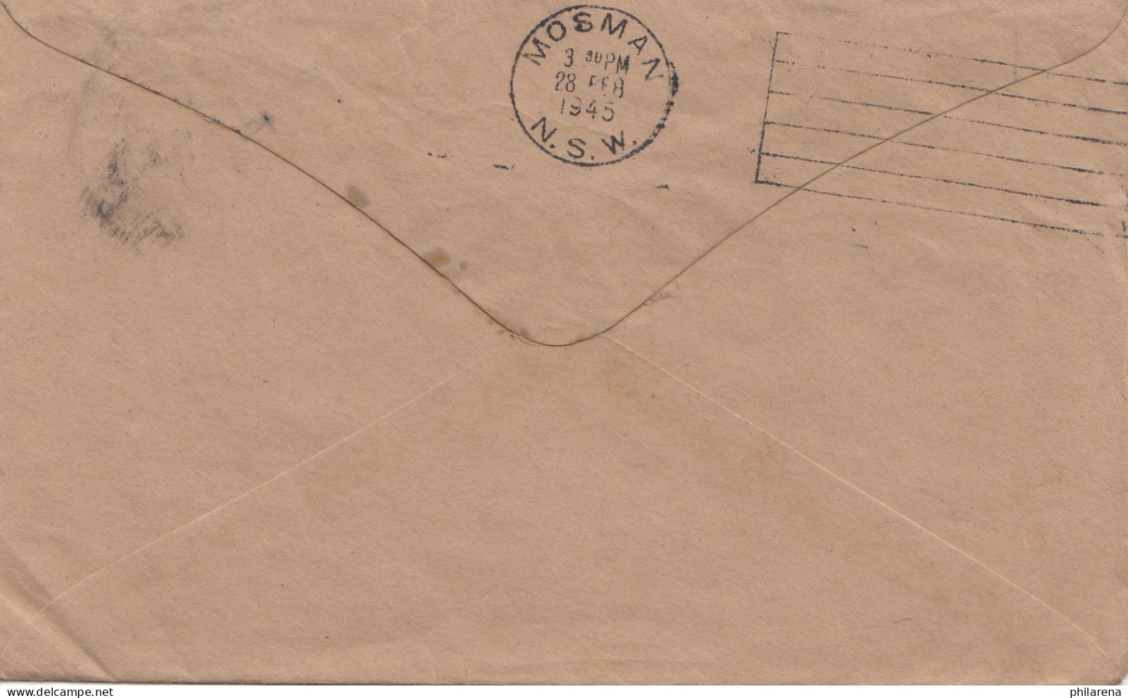 Australia: 1945: Field Post Air Mail- Censor - To Mosman - Other & Unclassified