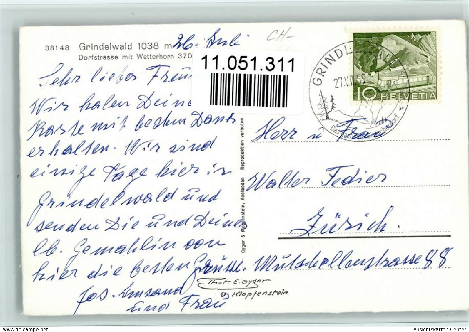 11051311 - Grindelwald - Andere & Zonder Classificatie