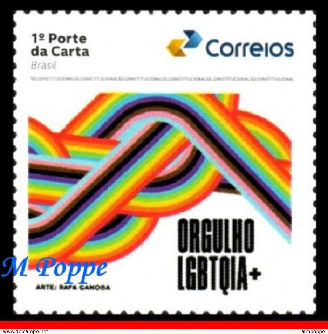 Ref. BR-V2023-57 BRAZIL 2023 - LGBTQIA+ PRIDE, MNH, HUMAN RIGHTS 1V - Neufs