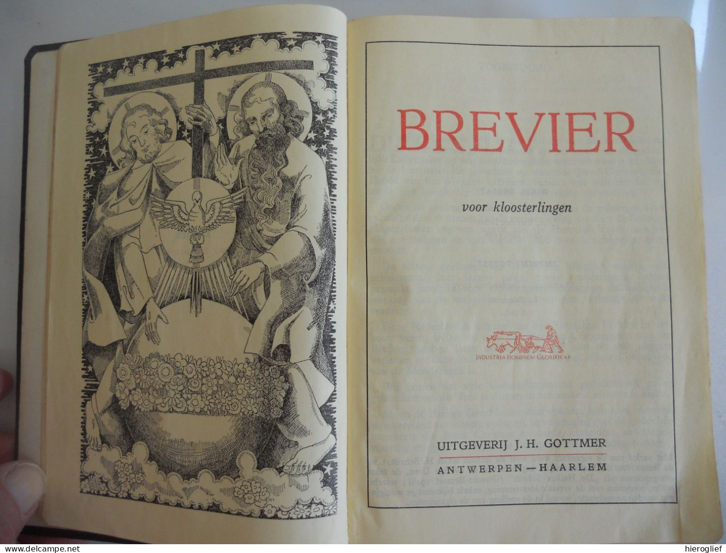 BREVIER Voor Kloosterlingen - Uitgeverij Gottmer 1955 / Kloosters Abdijen Paters Zusters Broeders Nonnen - Sonstige & Ohne Zuordnung