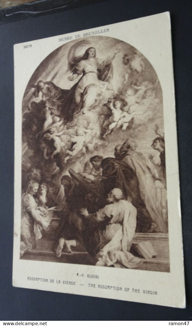 P.-P. Rubens - Assomption De La Vierge - Musée De Bruxelles -G. Hamacher, Edit., Bruxelles - # 38378 - Gemälde, Glasmalereien & Statuen