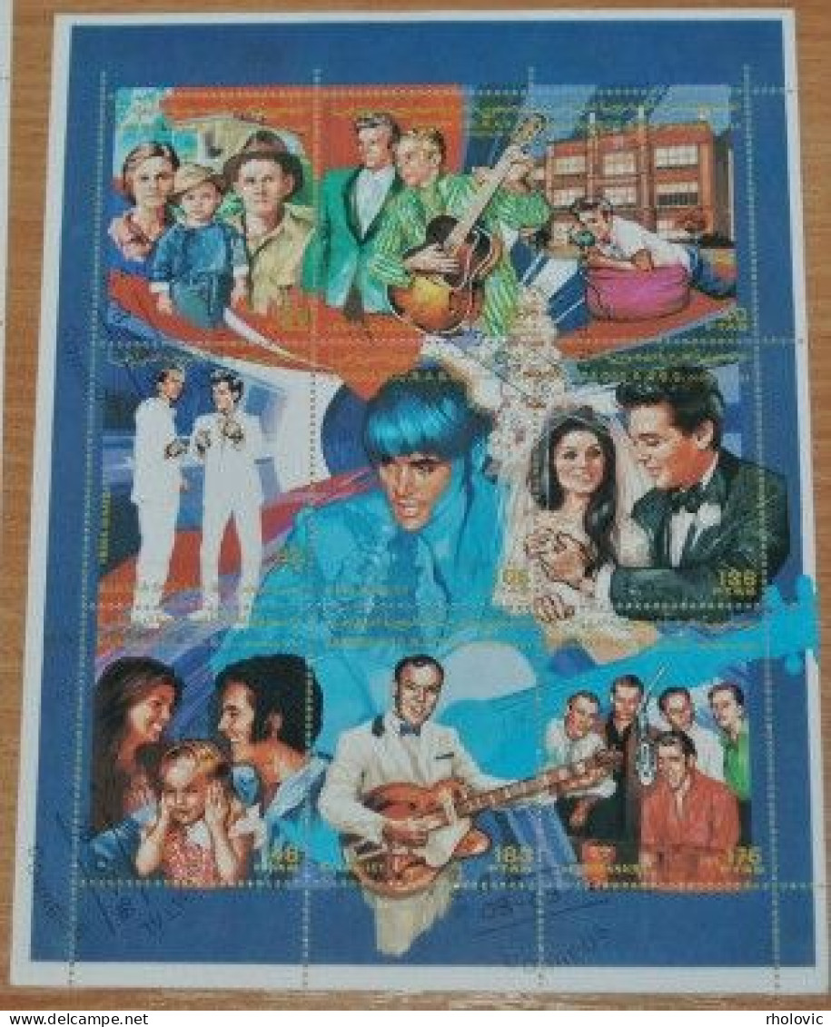 SAHARA OCC R.A.S.D. 1996, Elvis Presley, Famous People, Music, Miniature Sheet, Used - Elvis Presley