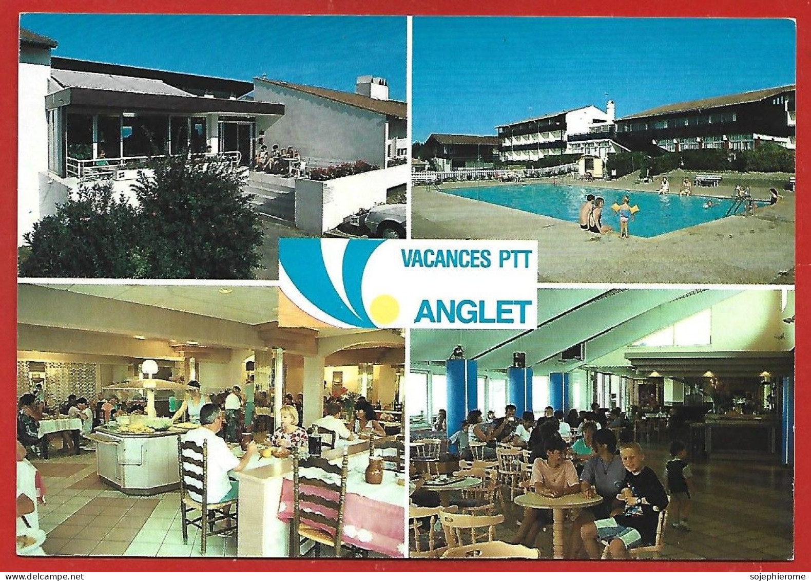 Anglet (64) Vacances P.T.T.  2scans Piscine Juin 2000 - Anglet