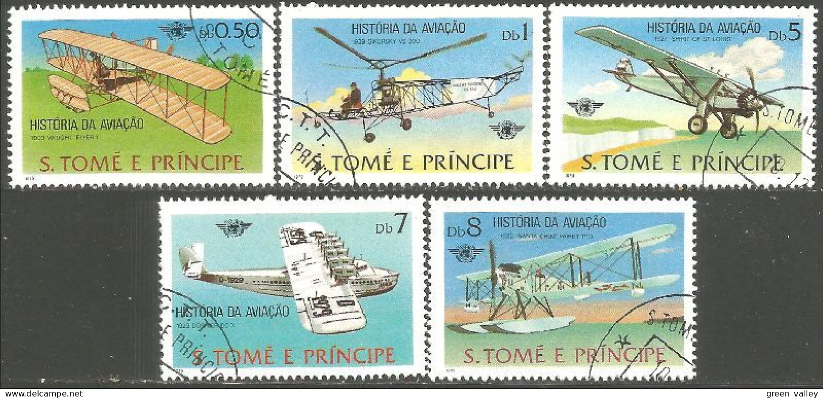 AV-38 Sao Tome Avion Airplane Flugzeug Aereo Vliegtuig - Vliegtuigen