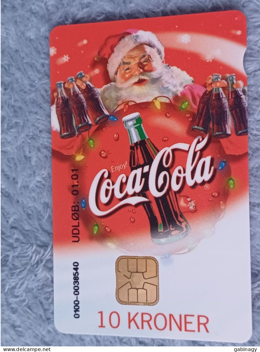 COCA COLA - DENMARK - DB060 - Coca Cola Christmas 1998 - 1.480EX. - Publicité