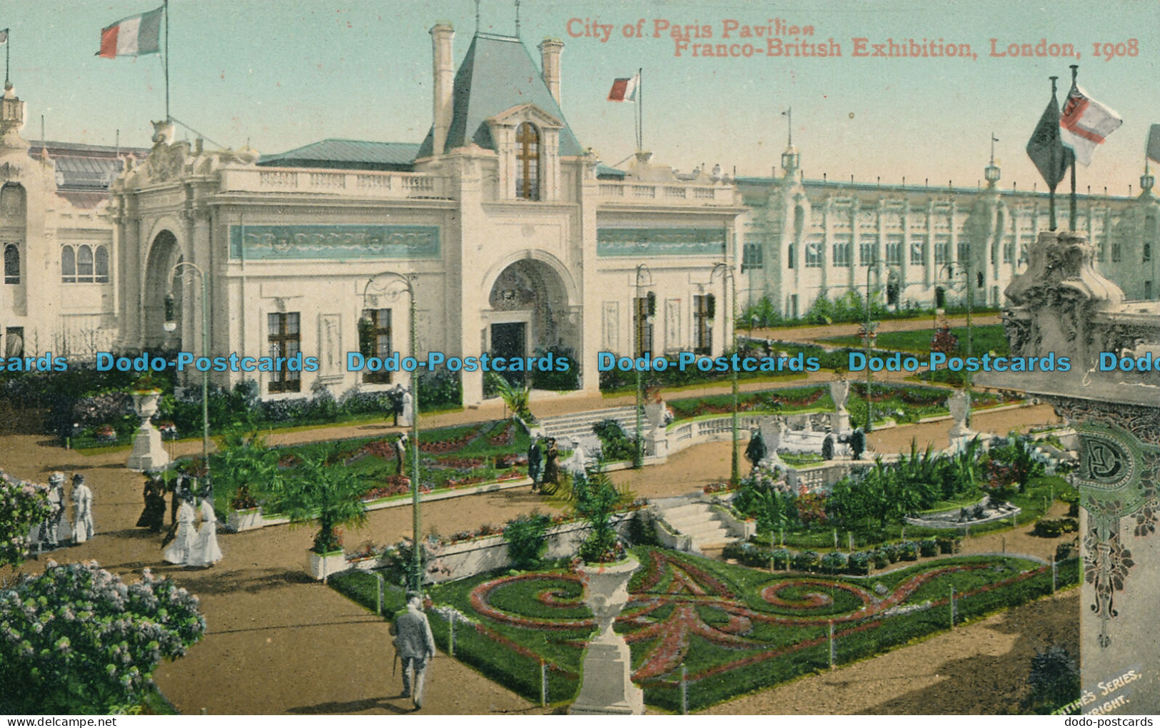 R003944 City Of Paris Pavilion. Franco British Exhibition. London 1908. Valentin - Autres & Non Classés