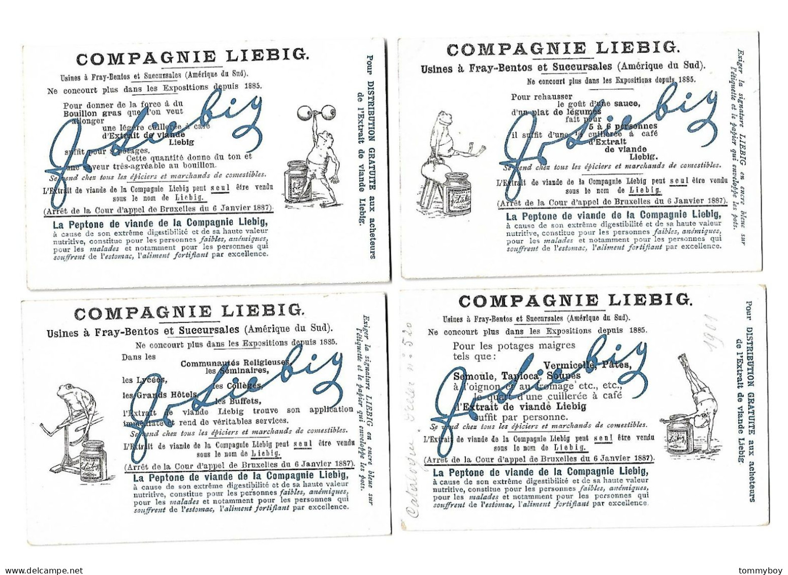 S 657, Liebig 6 Cards, La Balistique à Travers Les âges (ref B15) - Liebig