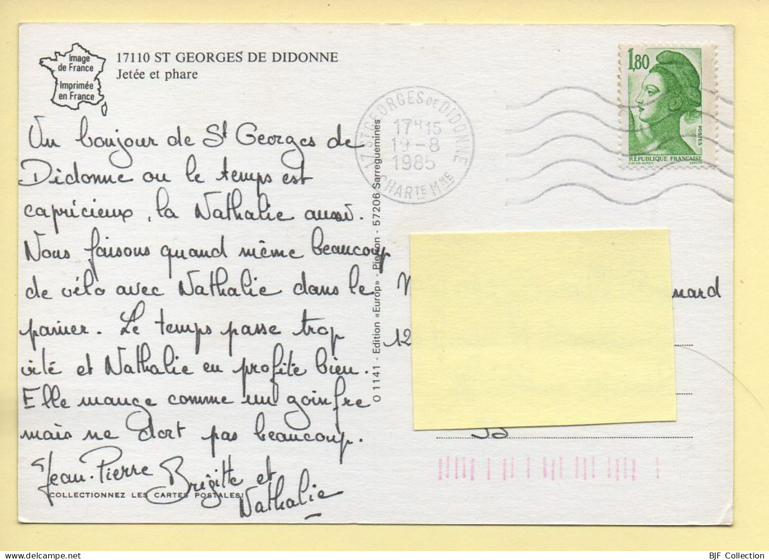 17. SAINT-GEORGES-DE-DIDONNE – Jetée Et Phare (animée) (voir Scan Recto/verso) - Saint-Georges-de-Didonne