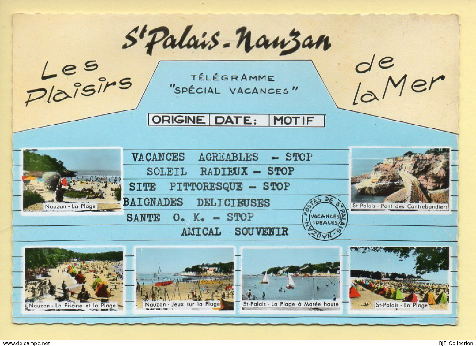 17. SAINT-PALAIS-NAUZAN – Multivues – Télégramme / CPSM (voir Scan Recto/verso) - Saint-Palais-sur-Mer