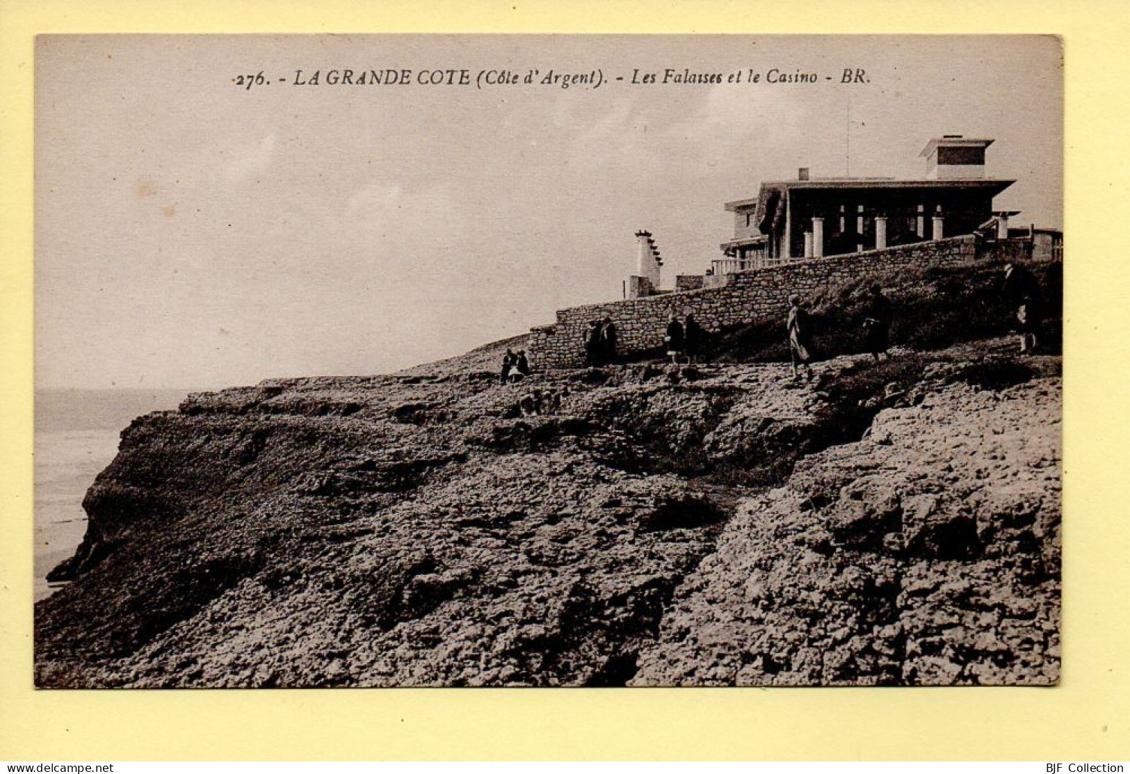 17. LA GRANDE COTE – Les Falaises Et Le Casino (animée) (voir Scan Recto/verso) - Saint-Palais-sur-Mer