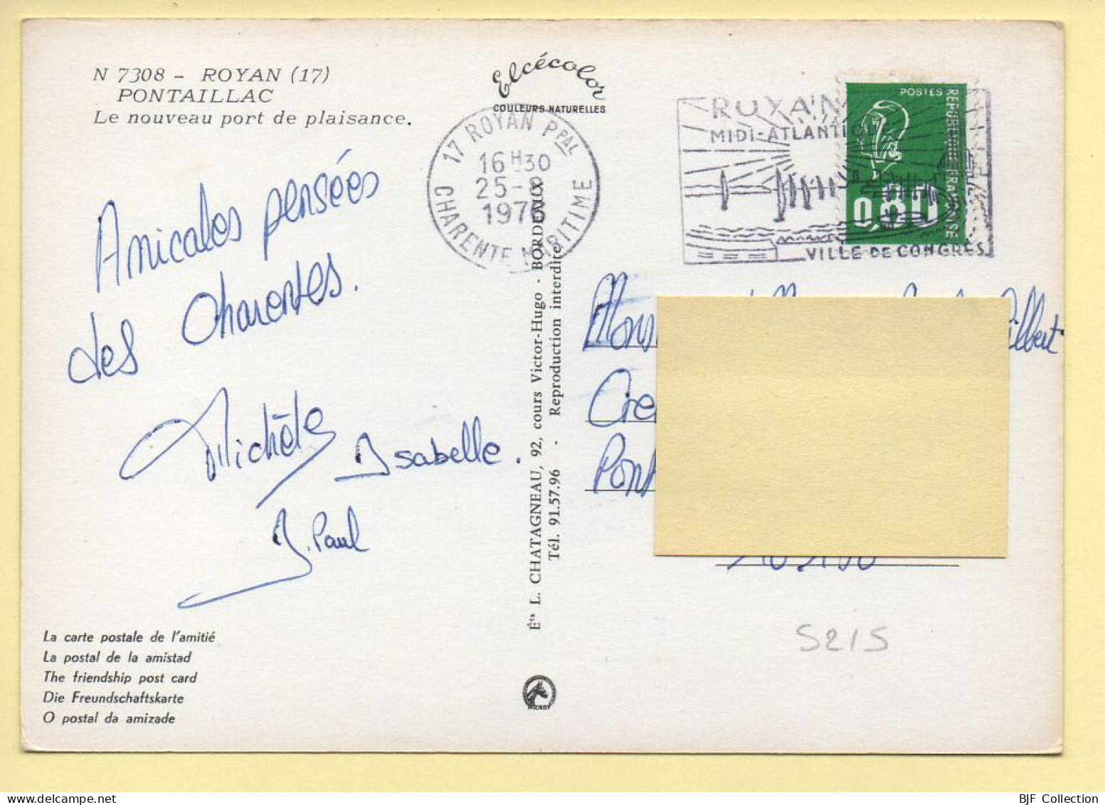 17. ROYAN – PONTAILLAC – Le Nouveau Port De Plaisance (voir Scan Recto/verso) - Royan