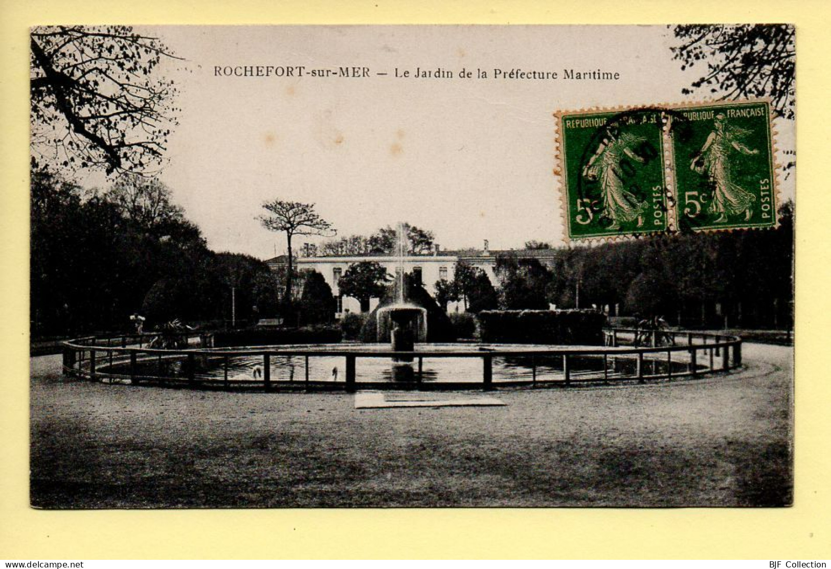 17. ROCHEFORT-SUR-MER – Le Jardin De La Préfecture Maritime (voir Scan Recto/verso) - Rochefort