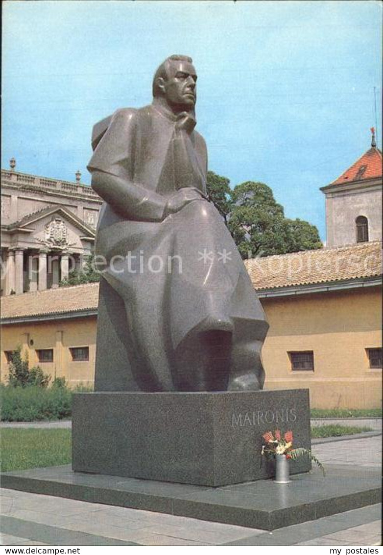 72576094 Kaunas Kowno Majronis Denkmal  Kaunas Kowno - Litouwen