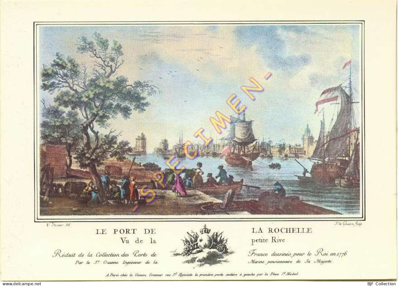 17. LA ROCHELLE – Vieilles Gravures D'Ozanne De 1776 .... (animée) (voir Scan Recto/verso) - La Rochelle