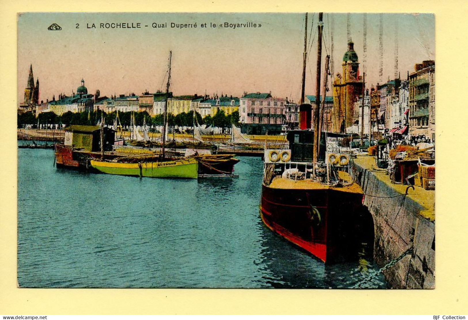 17. LA ROCHELLE – Quai Duperré Et Le Boyarville (bateaux) (voir Scan Recto/verso) - La Rochelle
