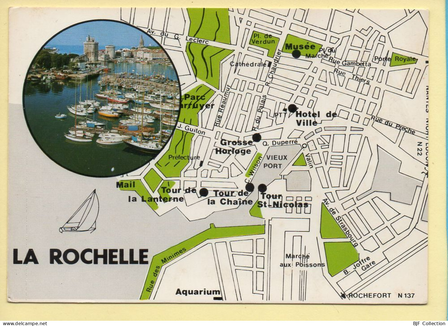 17. LA ROCHELLE – Plan (voir Scan Recto/verso) - La Rochelle