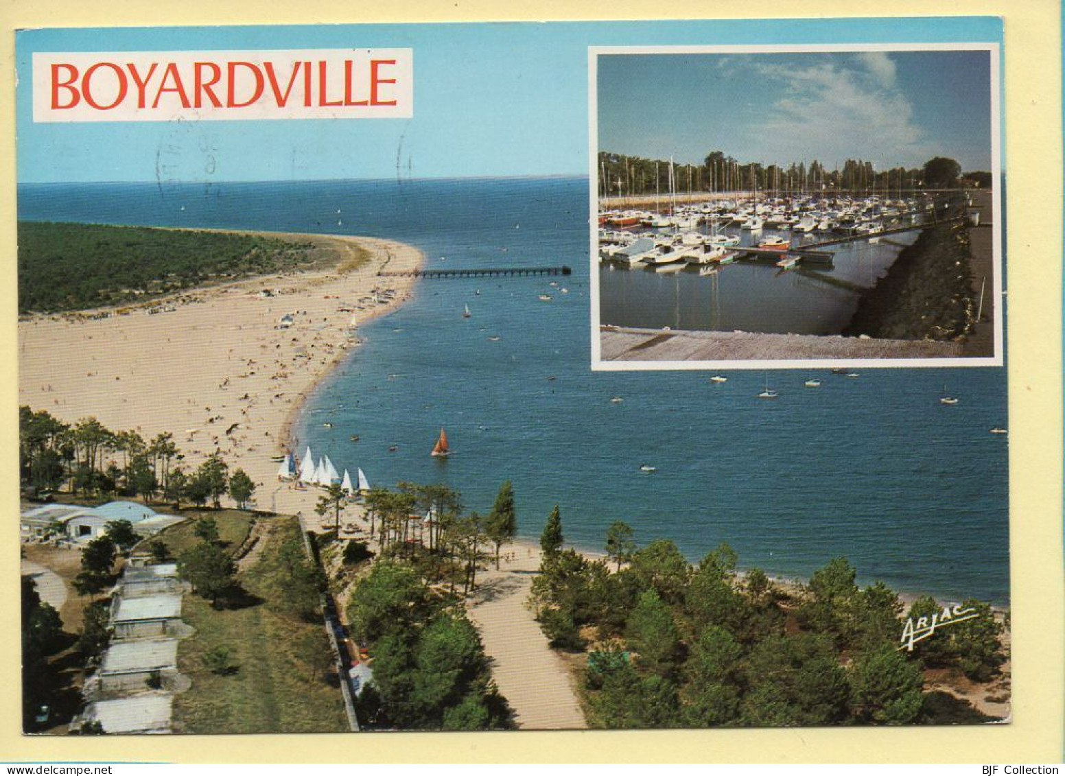 17. ILE D'OLERON – Plage De Boyardville Et Son Nouveau Port De Plaisance (animée) (voir Scan Recto/verso) - Ile D'Oléron