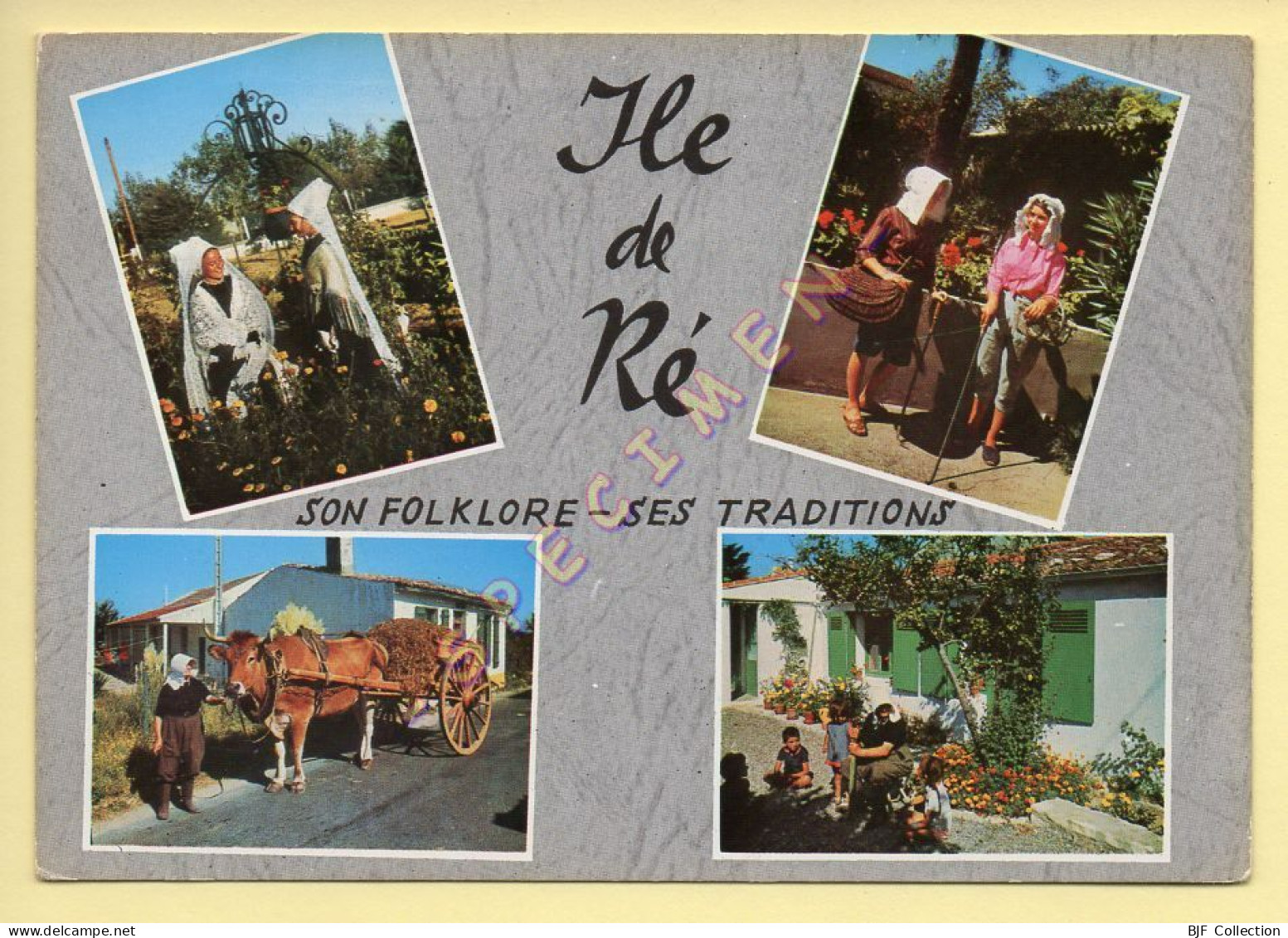 17. ILE DE RE – Son Folklore – Ses Traditions – Multivues (animée) (voir Scan Recto/verso) - Ile De Ré