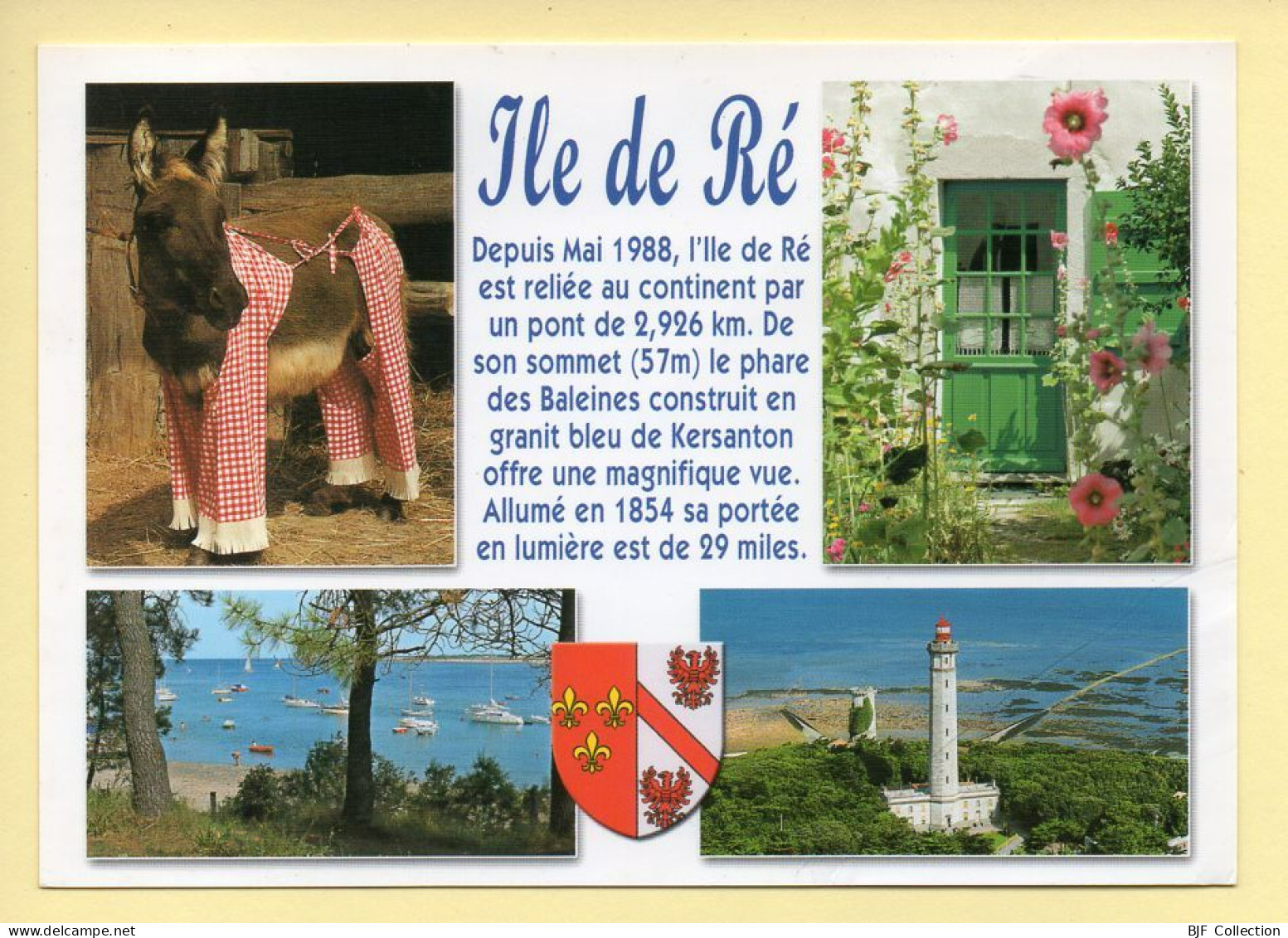 17. ILE DE RE – Multivues – Blason (voir Scan Recto/verso) - Ile De Ré