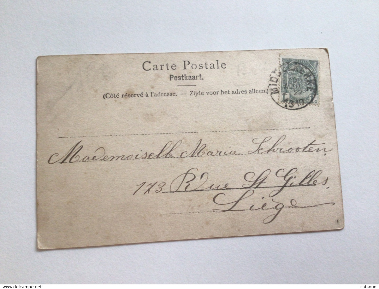 Carte Postale Ancienne (1910) Middelkerke - Middelkerke