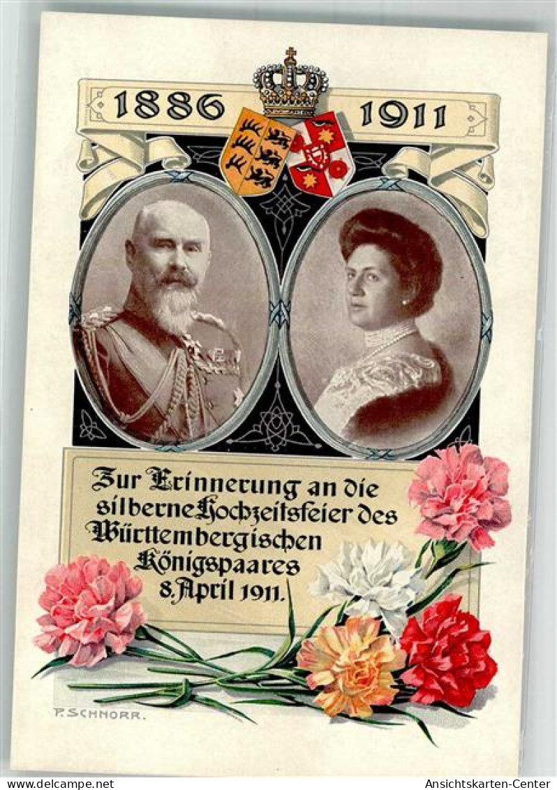 39869311 - Sign. Schnorr P. Silberhochzeit D. Wuerttembergischen Koenigspaares - Expositions