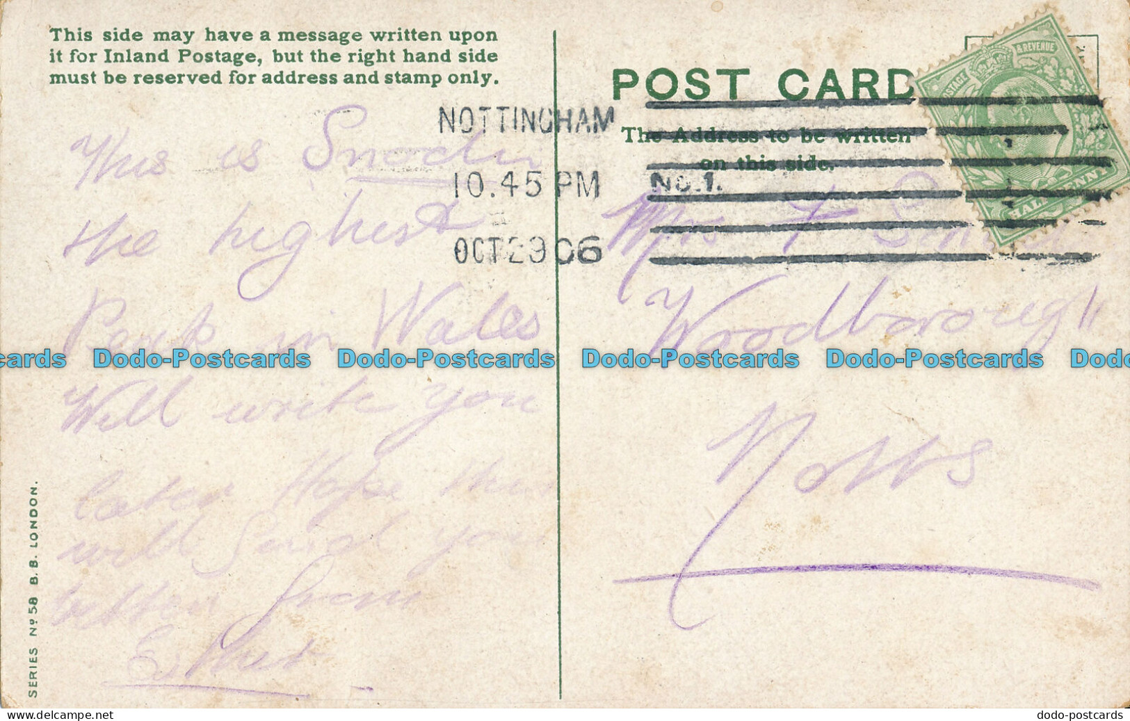 R004438 Snowdon And Llyn Llydaw. B. B. London. 1906 - Other & Unclassified