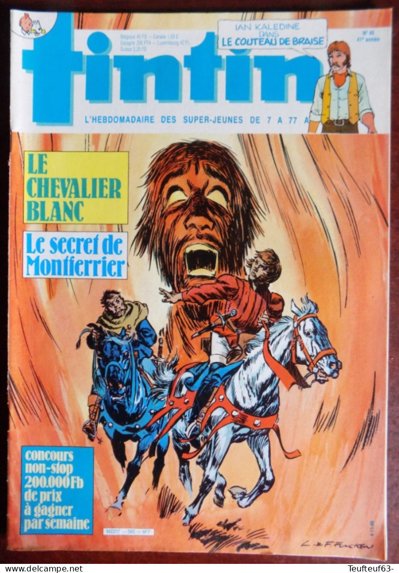 Tintin N° 45/1986 Funcken - Tintin