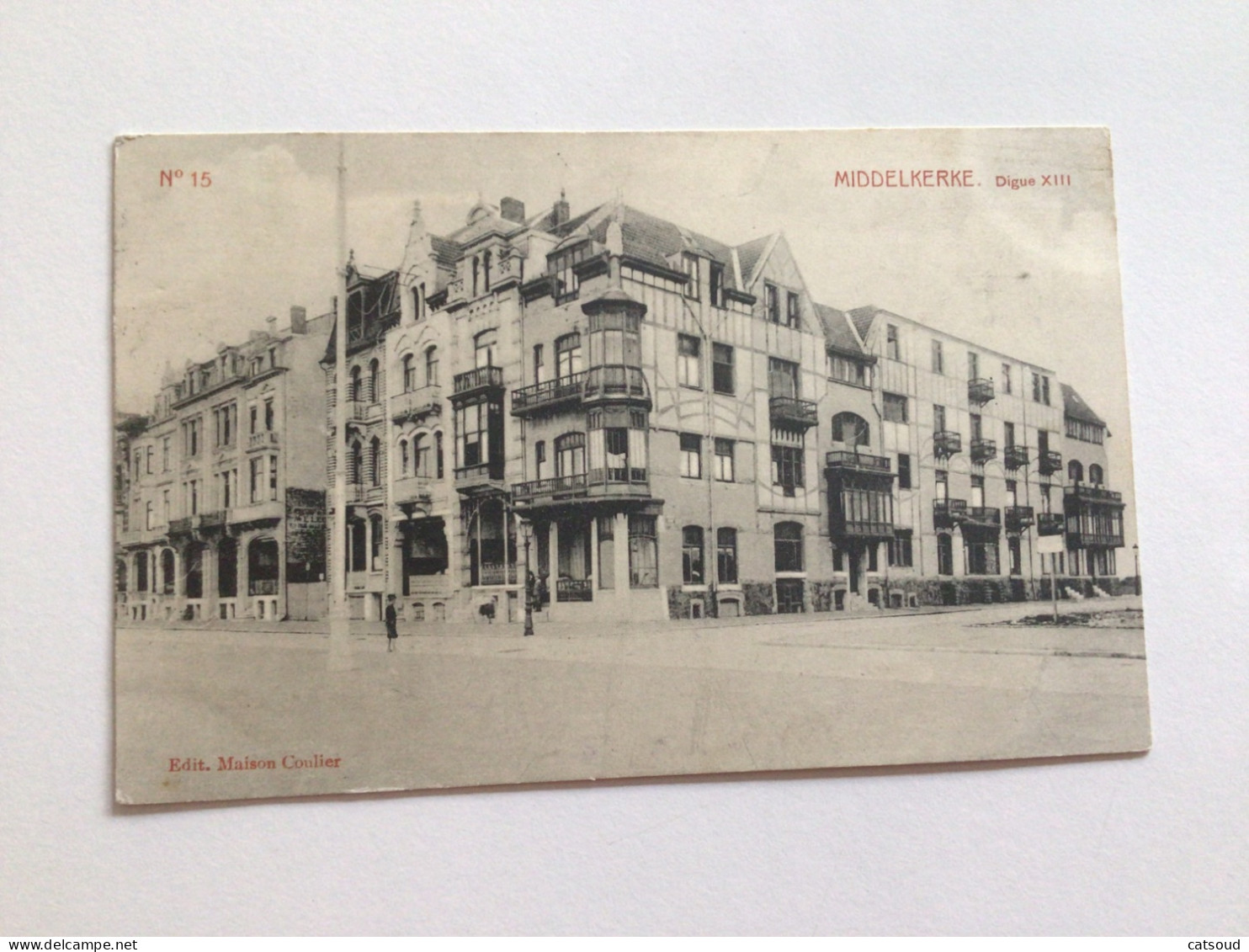 Carte Postale Ancienne (1911)  Middelkerke Digue XIII N°15 - Middelkerke