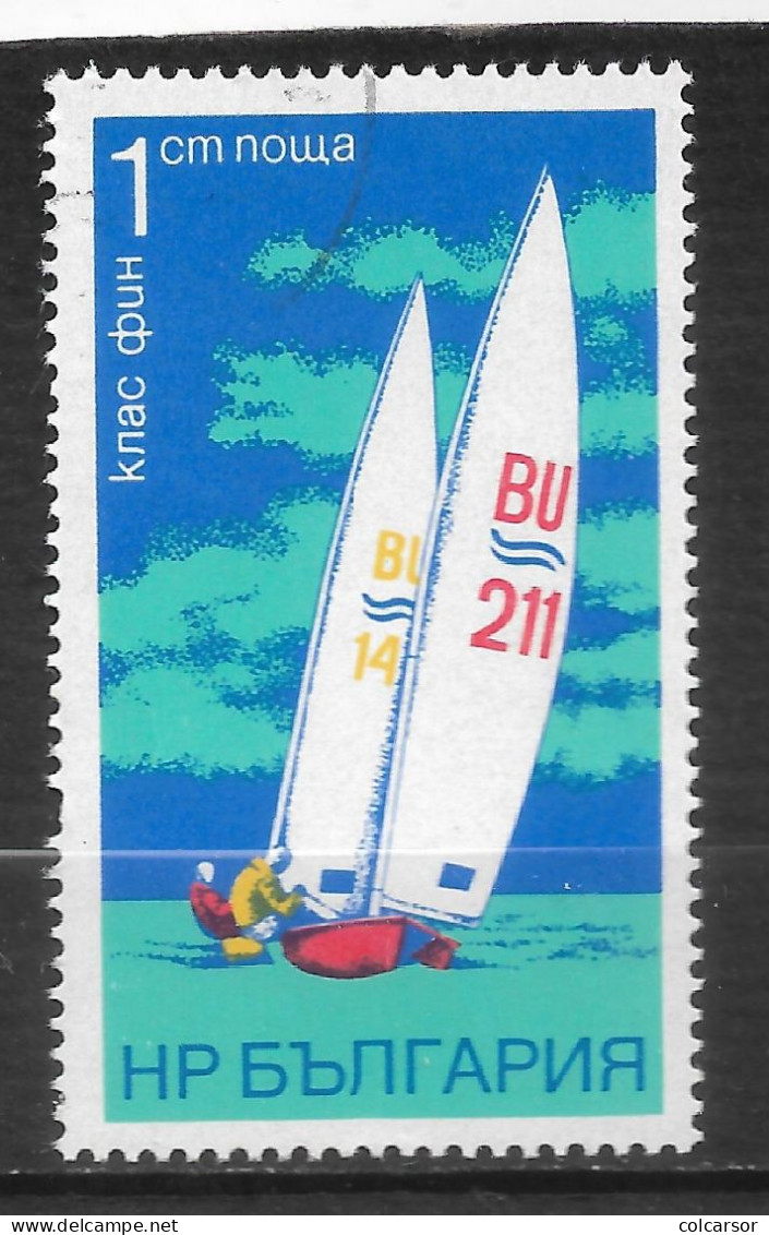 BULGARIE   N°  2043  " Voiliers " - Used Stamps