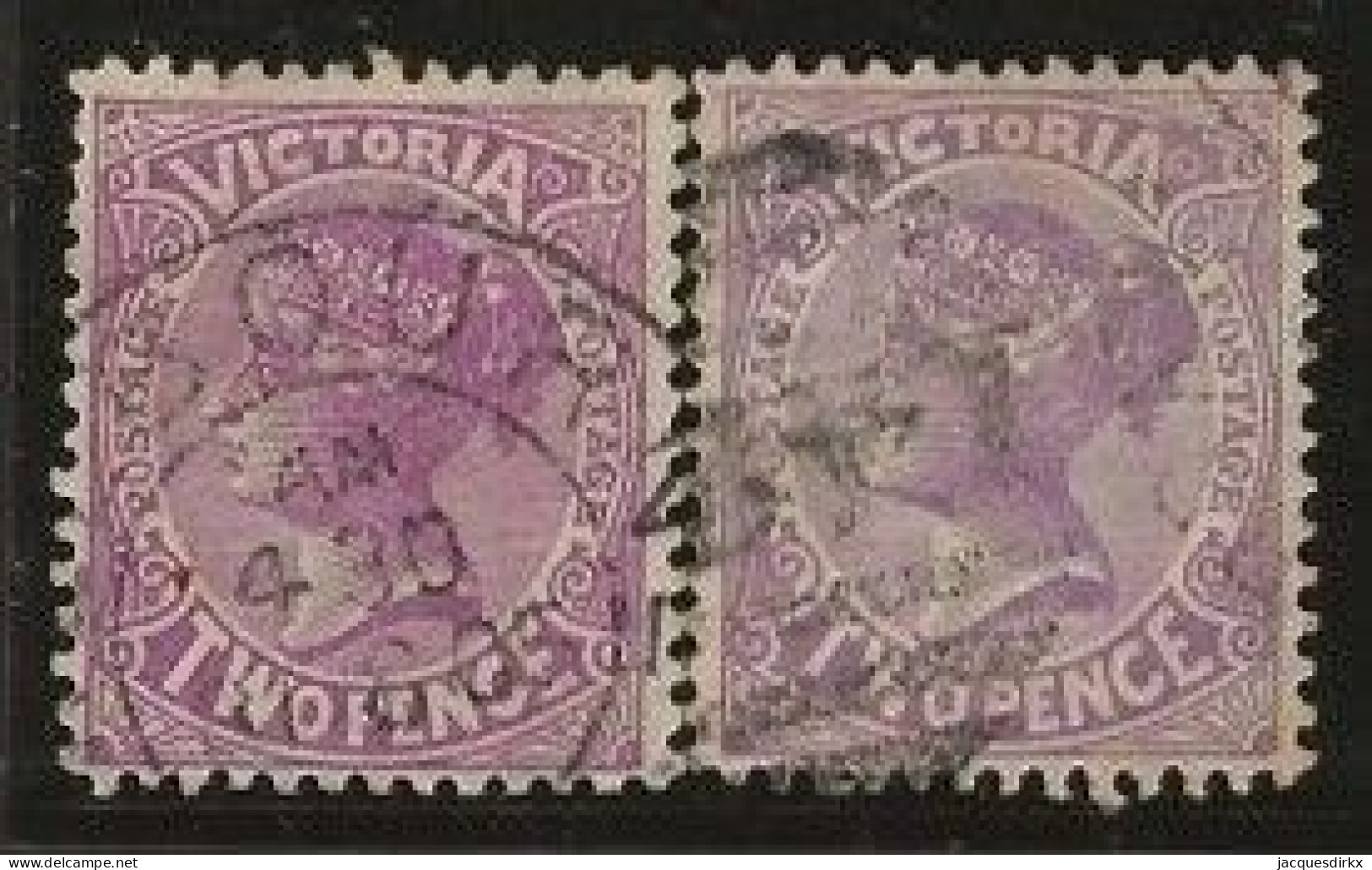 Victoria    .   SG    .   387 2x      .   O      .     Cancelled - Used Stamps