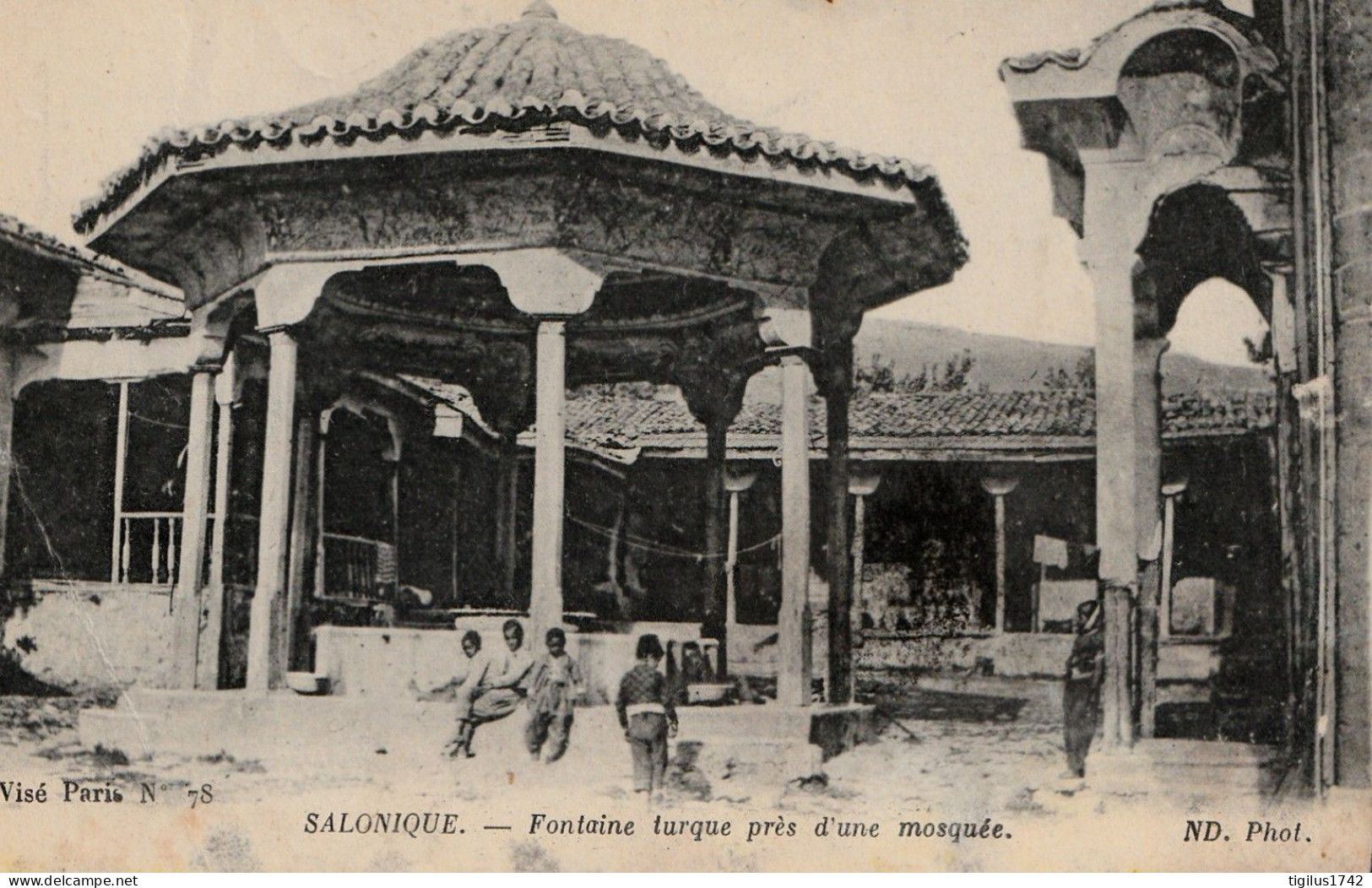 Salonique Thessalonique Fontaine Turque Près D'une Mosquée - Turkey