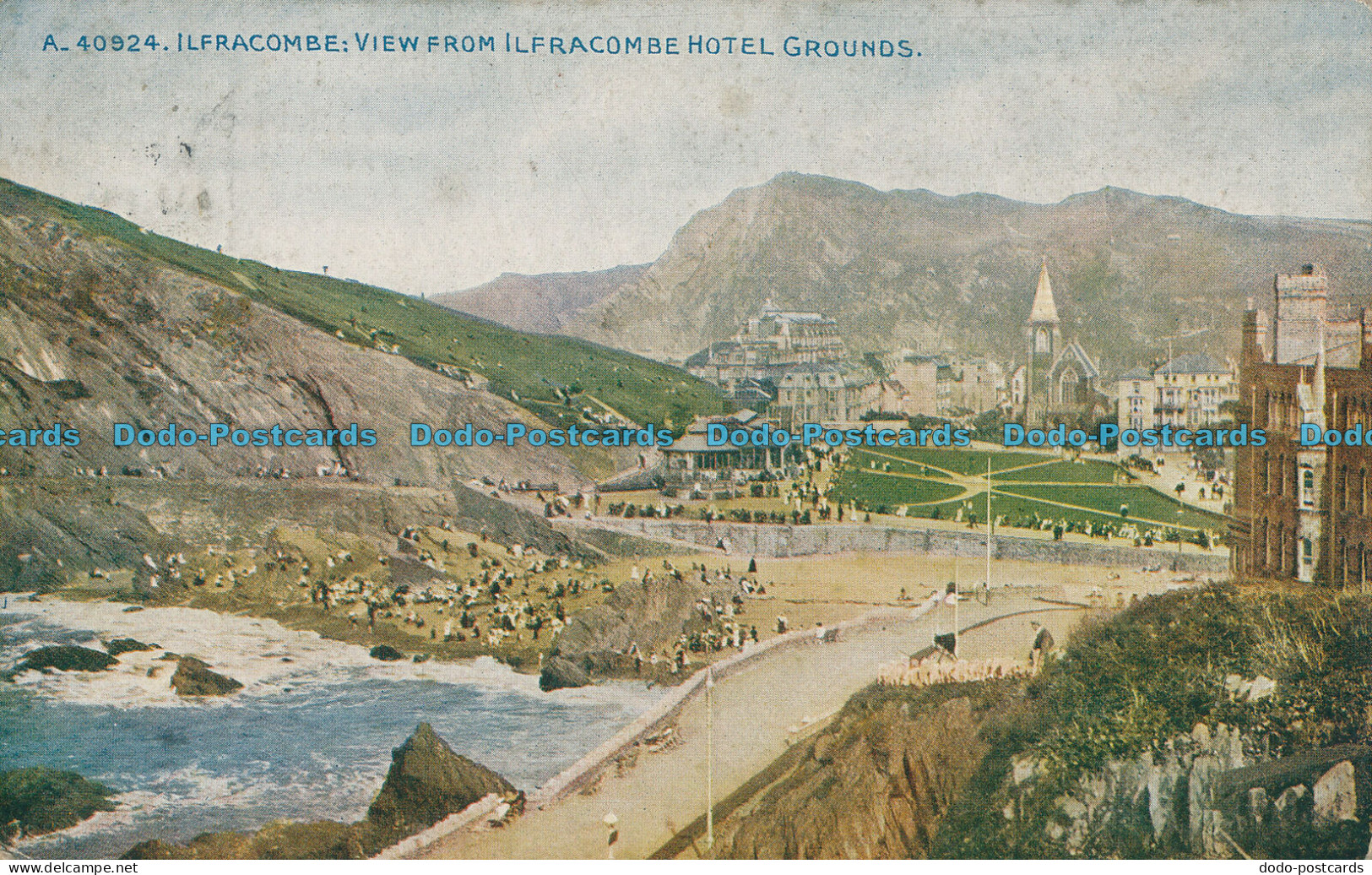 R003438 Ilfracombe. View From Ilfracombe Hotel Grounds. Photochrom. Celesque. No - Monde
