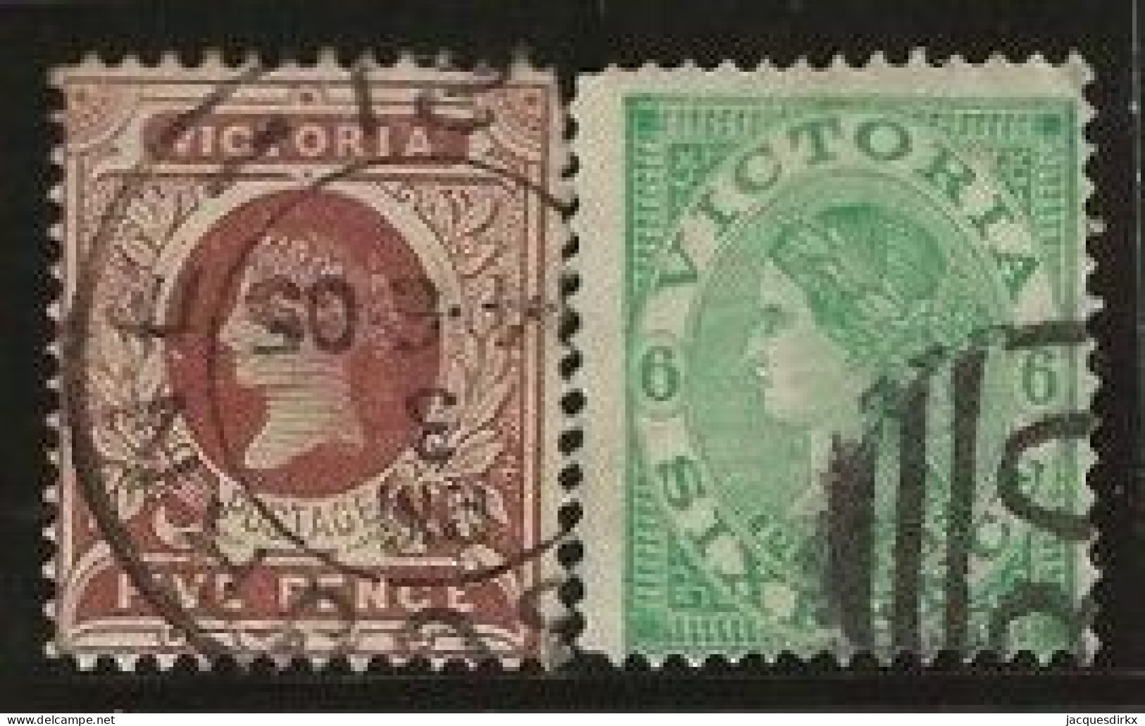 Victoria    .   SG    .   391/392     .   O      .     Cancelled - Used Stamps