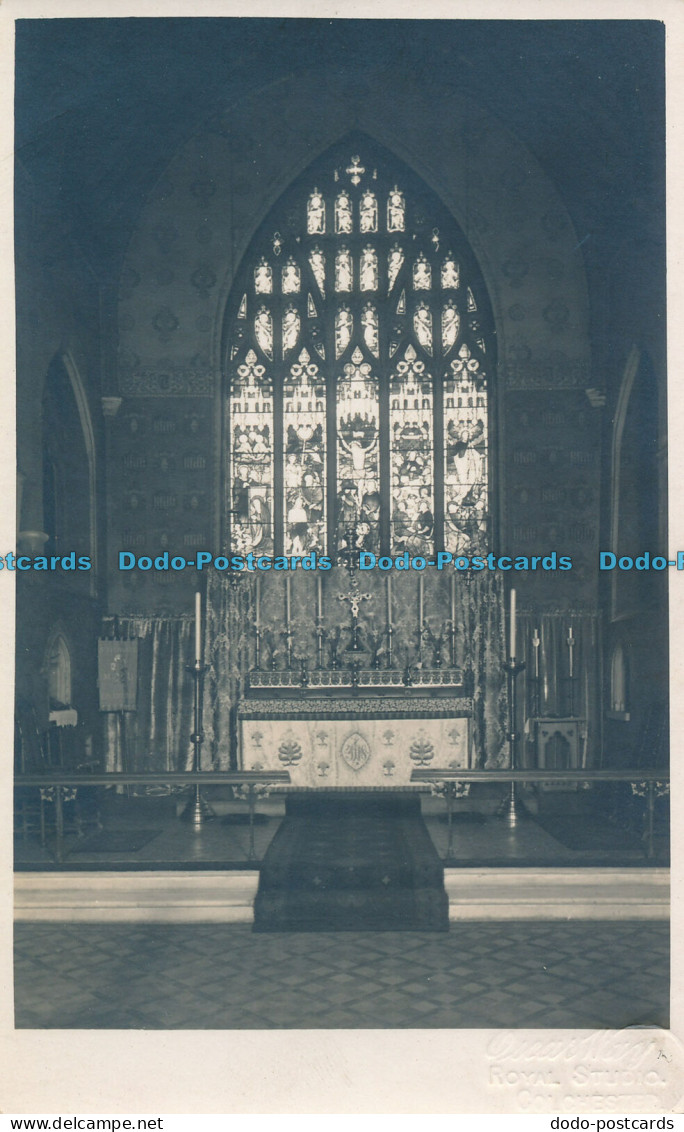 R004021 Old Postcard. Church Interior - Monde