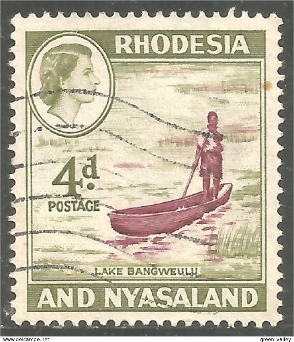BA-239 Rhodesia Nyasaland Lake Bangweulu Barque Bateau Boat Boot Barca Barco - Bateaux